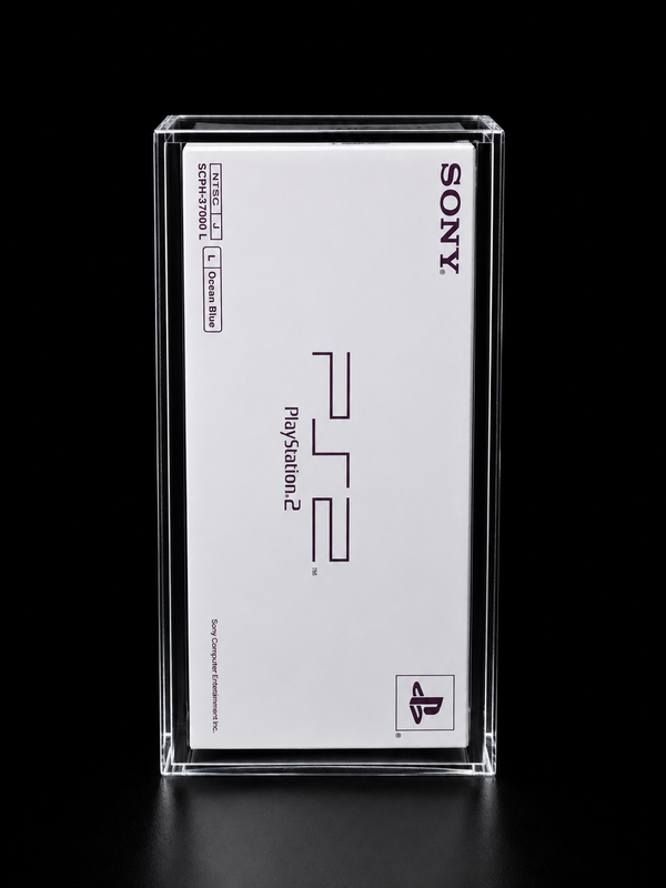 Case Acrílica Premium para PlayStation 2 Fat Ocean Blue
