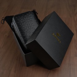 Umidor de Viagem Cohiba para 6 Charutos em Couro - Preto
