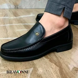 [COMPRE 1 LEVE 2] Mocassins Sociais em Couro Bovino Respirável