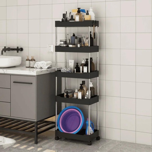 Gaveteiro Organizador PlusMove™ | Multiuso com Rodinhas para Banheiro, Quarto, Cozinha e Lavanderia