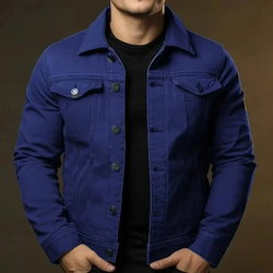 Jaqueta Jeans Masculina Slim Matezzo