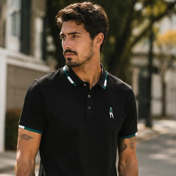 [LEVE 5 PAGUE 3] Camisa Masculina Castelli em Algodão e Poliéster Premium