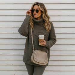 Suéter Feminino Oversized de Tricot