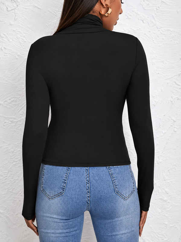 Top Cropped Manga Longa