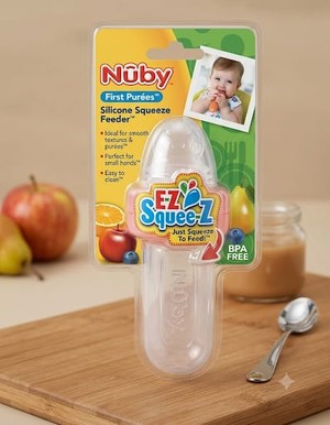 ALIMENTADOR DE SILICONE ROSA