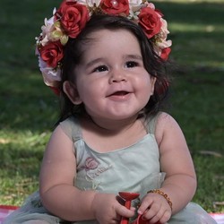 Vestido Tule Jardim Encantado