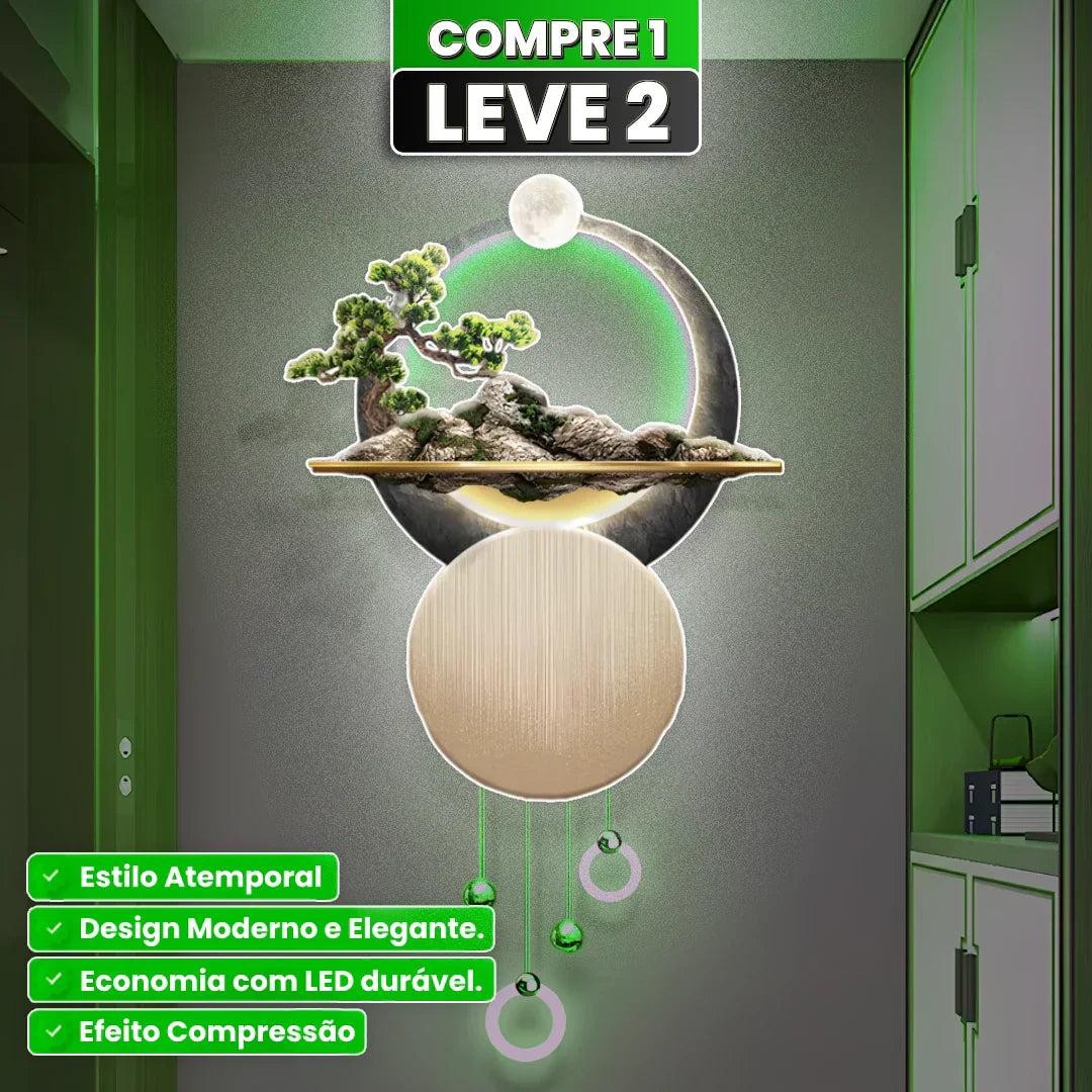 Luminária Bonsai LED 3D – A Beleza da Natureza Iluminando Seu Lar — foto 1
