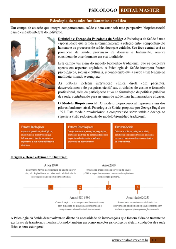 Psicólogo - Ministério da Saúde