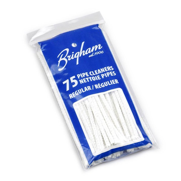 Limpador de Cachimbo de Algodão Brigham Regular - Pacote com 75