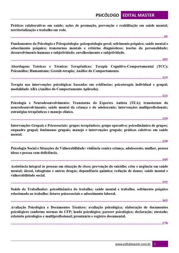 Psicólogo Júnior - Foz do Iguaçu PR