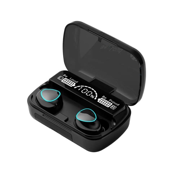 Fones de ouvido Bluetooth sem fio M10Fones de ouvido para esportes ao ar livre com tela de carregamento Fones de ouvido de controle de toque para Muisc