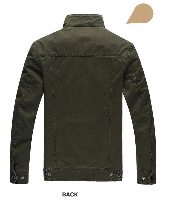 Jaqueta Militar Masculina Plus Size M-6XL - Algodão e Poliéster