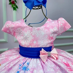 Vestido Temático - Elsa e frozen  