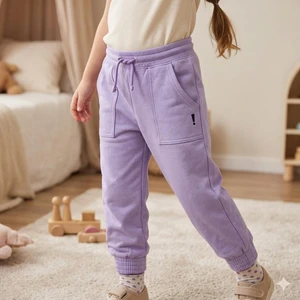 CALÇA JOGGER EM MOLETINHO LILAC NINA GO LILAS - 2009709