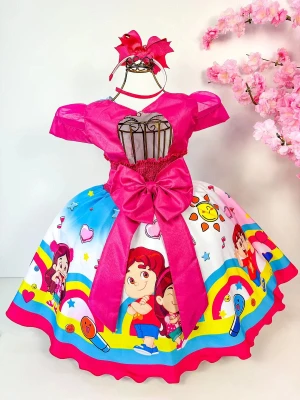 Vestido Temático Estampado - Maria Clara e JP 