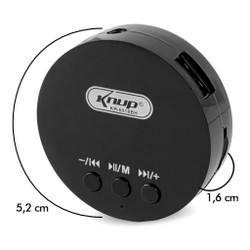 Caixa De Som C/ Sub Pc Notebook Knup Com Receptor Bluetooth