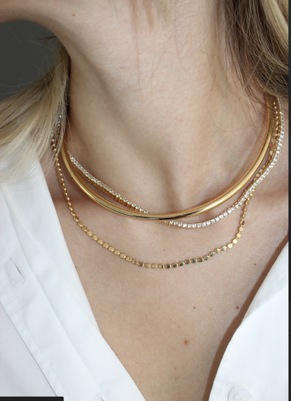 Chocker Riviera Dourada