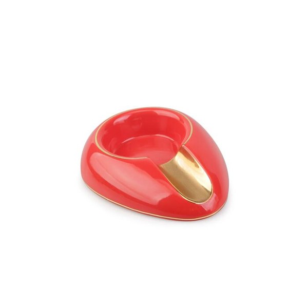 Cinzeiro de Ceramica para 1 Charuto Motier - Vermelho