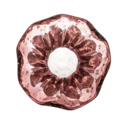 Vaso Murano Trouxinha de Vidro Italy Púrpura e Rose - 13 cm