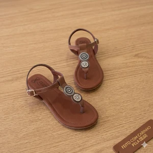SANDALIA INFANTIL SUAMI CARAMELO KLIN 126079 