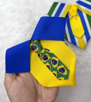 Gravata Camisa Brasil - Copa - 4 unid 