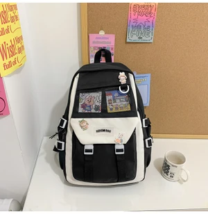 Mochila escolar para viagem mochila de estudante de grande capacidade