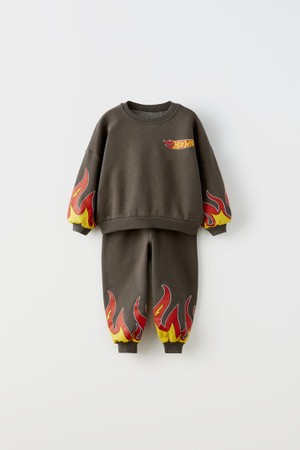 CONJUNTO DE MOLETOM E CALÇA HOT WHEELS