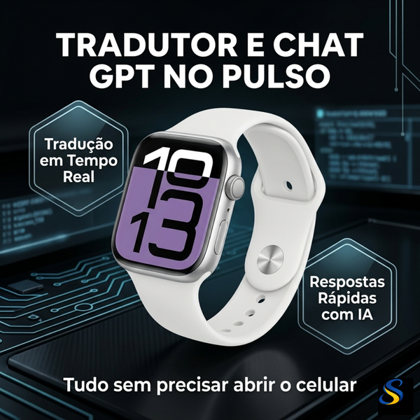 Smartwatch Microwear S10 Pro Chat GPT 1GB IP68