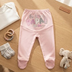 CALÇA BICHO MOLHADO EU AMO PAPAI ROSA