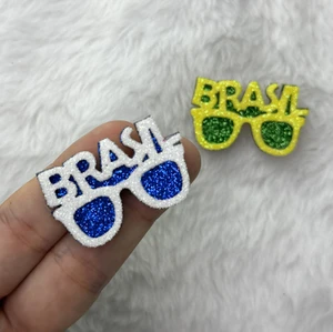 Adesivo Óculos Brasil - Copa - 6 unid 