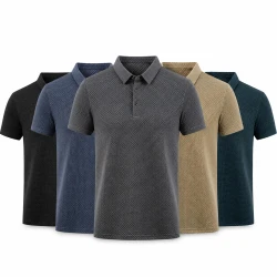 [LEVE 5 PAGUE 3] Camisa Masculina Novex em Seda Gelo e Elastano (Luxo Masculino em Cada Detalhe)