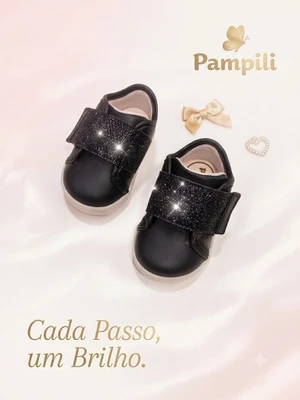 TENIS PAMPILI POM POM PRETO 108164 