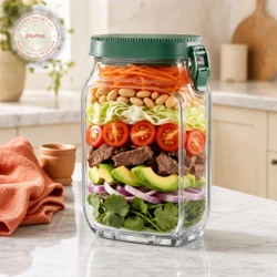 Pote de Salada com Abertura Lateral