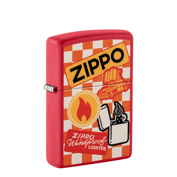 Isqueiro Zippo Car Flame Retro Design