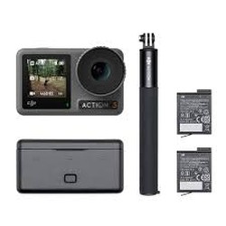 Câmera DJI Osmo Action 3 Adventure Combo 4K 4K120 Cinza AC002