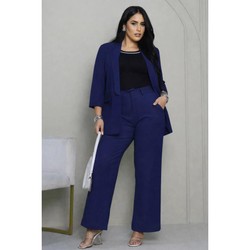 Conjunto Feminino Alfaiataria Premium – Blazer Moderno + Calça Pantalona Elegante