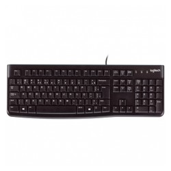 Teclado USB Logitech K120 ABNT2 Preto
