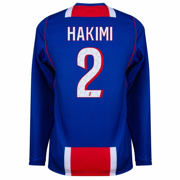 Camisa PSG Home 2026/27 Hakimi 2 - Manga longa