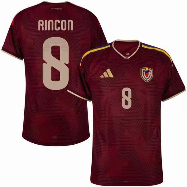 Camisa Seleção Venezuela Home 2026/27 Rincon 8