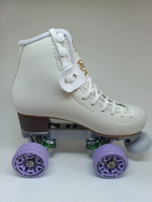 Patins Adventure Branco c/ Roda Lilás