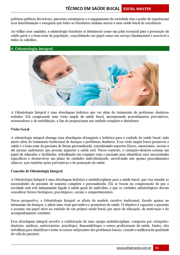 Auxiliar de Saúde Bucal - Embu das Artes SP
