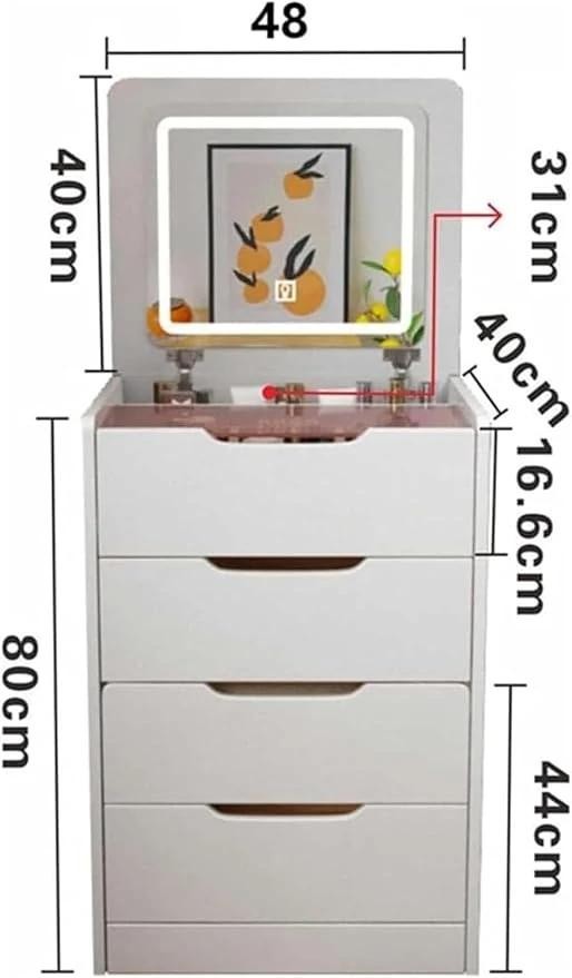 Penteadeira Smart com 3 Gavetas + Banco de Brinde – Elegância e Organização — foto 5