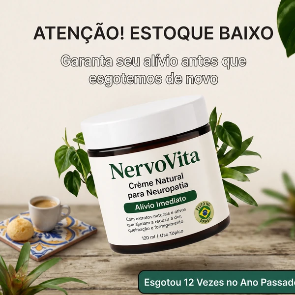 NervoVita Creme de Alivio e Reparo para Dor