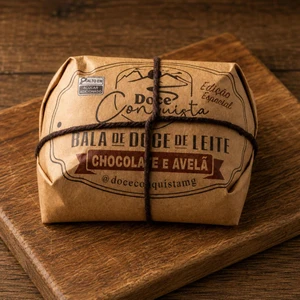 Bala de Doce de Leite com Chocolate e Avelã - 300g