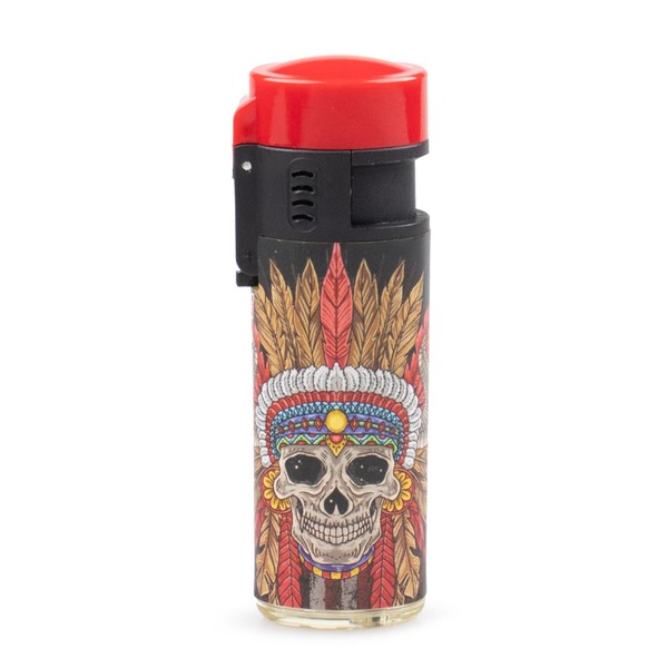 Isqueiro Maçarico Prof Classic - Indian (Sortido)
