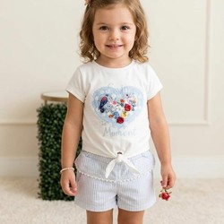 CONJUNTO INFANTIL VERAO BOTANIC 17108 PETIT CHERIE