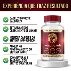 Long Beauty Suplemento Alimentar - Promoção Exclusiva + Frete Grátis