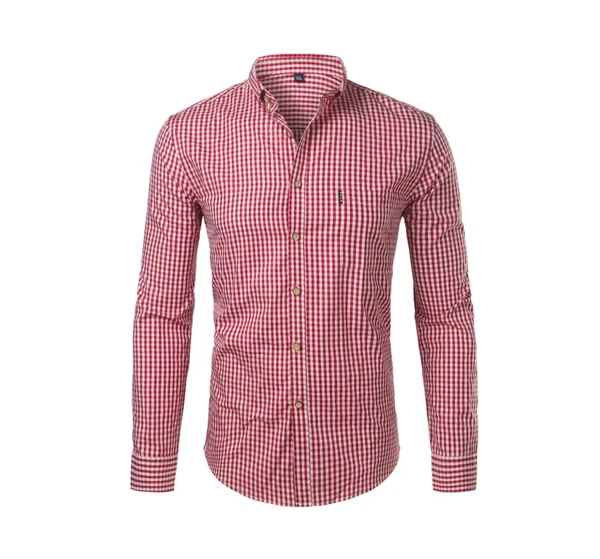 Camisa Social Masculina Manga Longa Quadriculada Matezzo