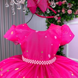 Vestido Temático - Divertidamente Rosa Pink  