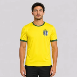 Camisa Brasil Canarinho Amarela 19 Endrick